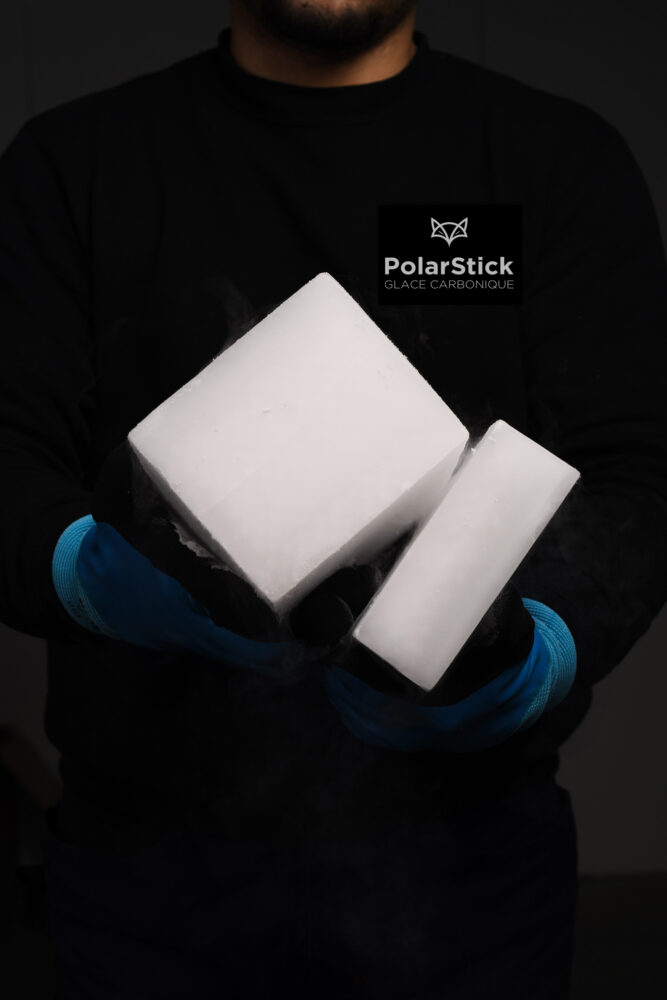 Blocs de carboglace CO2 solide